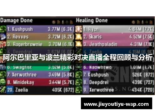 阿尔巴里亚与波兰精彩对决直播全程回顾与分析
